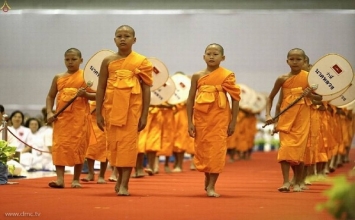 Chùm ảnh Thiền viện Dhammakaya tổ chức thi Nghiên cứu Kinh tạng Pali cho các chùa toàn quốc